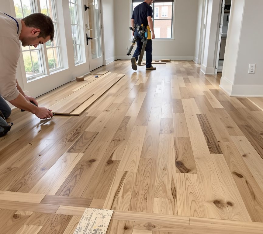 En Maestros de las Reformas somos especialistas en la instalación de todo tipo de parquet flotante: laminado, vinílico, madera multicapa y madera maciza. Nuestros instaladores garantizan un montaje perfecto, sin holguras ni desniveles, que realza la belleza natural de la madera y aporta confort acústico y térmico a cada estancia.
